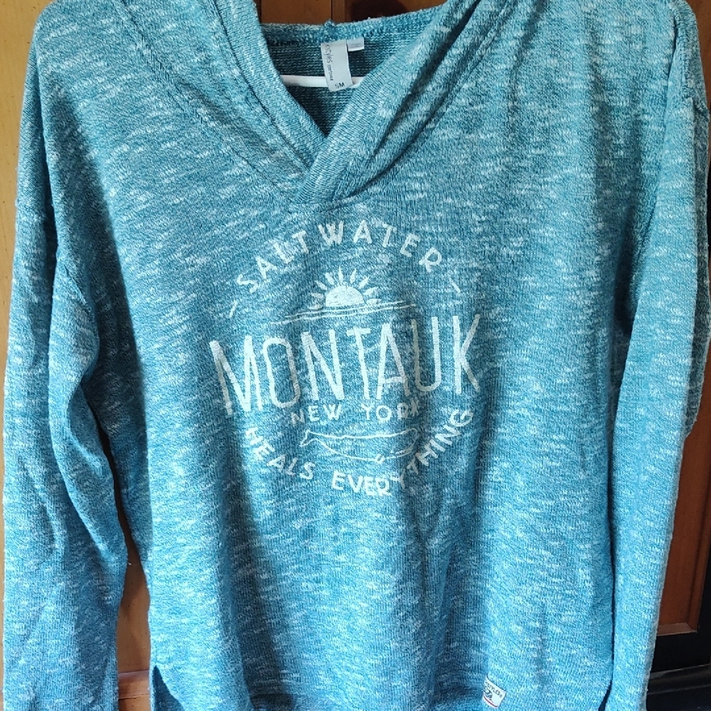 Blue Montauk Hoodie